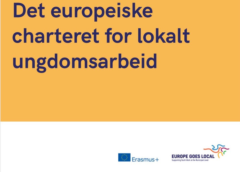 Bilde av forsiden av Det europeiske charteret for lokalt ungdomsarbeid