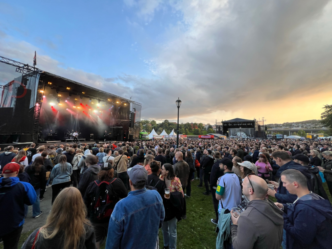 Bilde fra en konsertarena